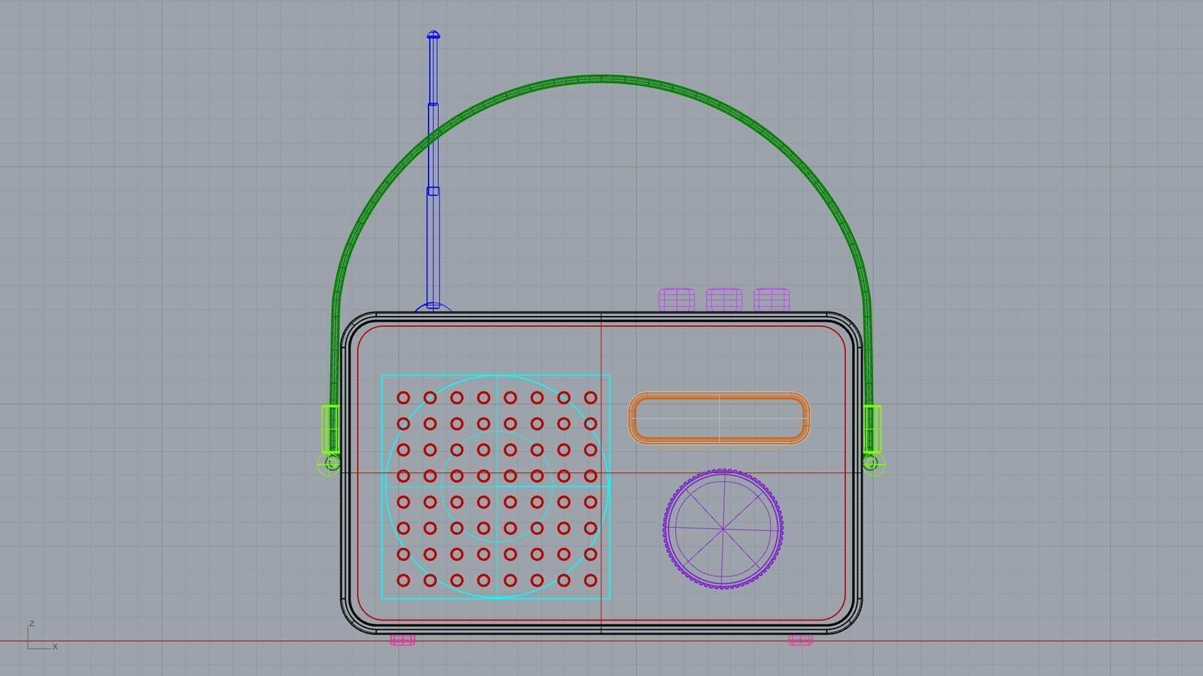 Minimal Radio 002 3D model_16