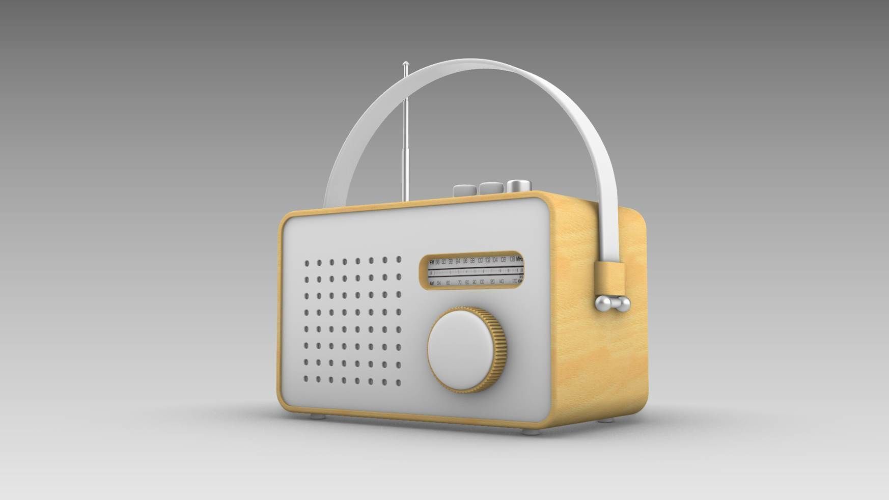 Minimal Radio 002 3D model_1