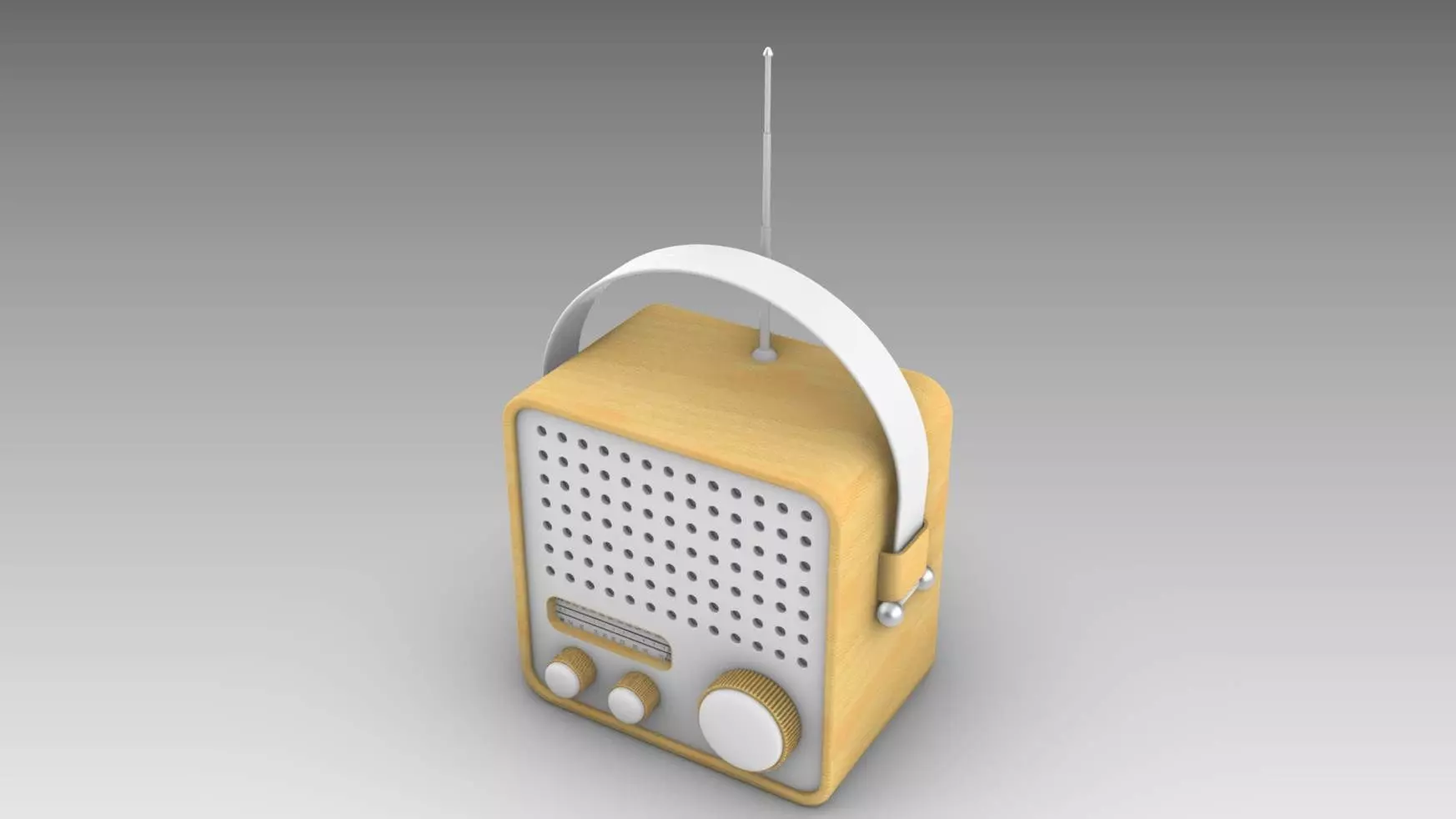 Minimal Radio 002 3D model_0