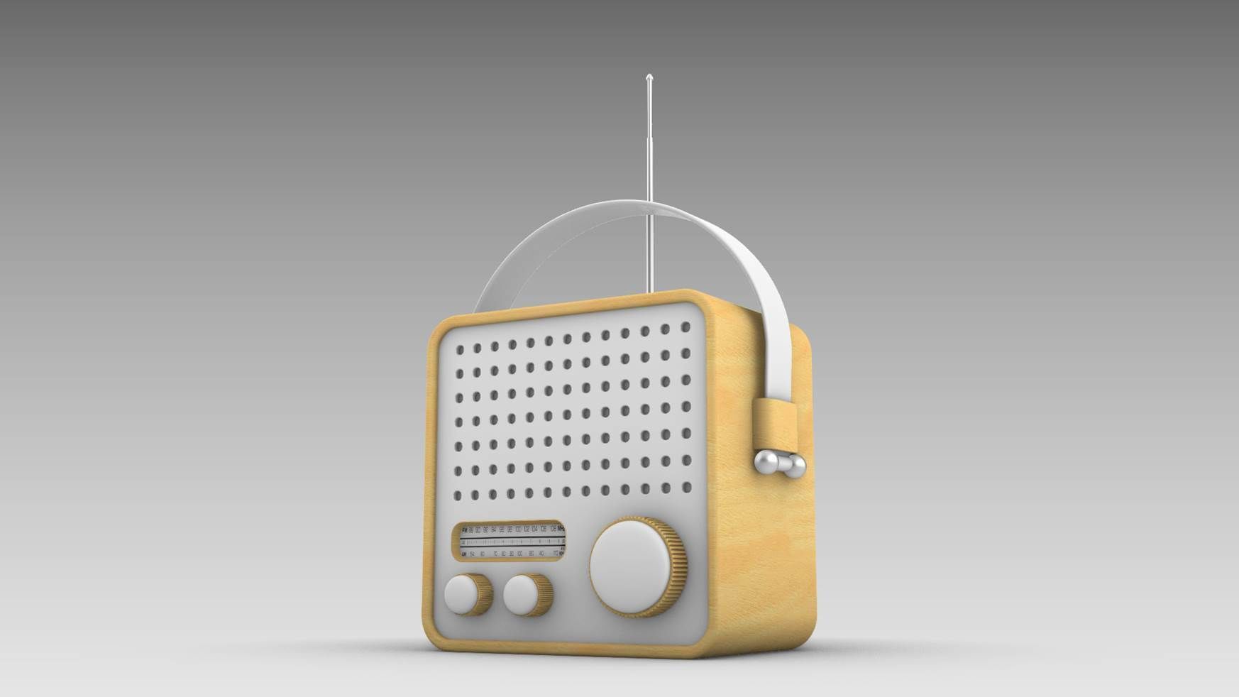 Minimal Radio 002 3D model_2