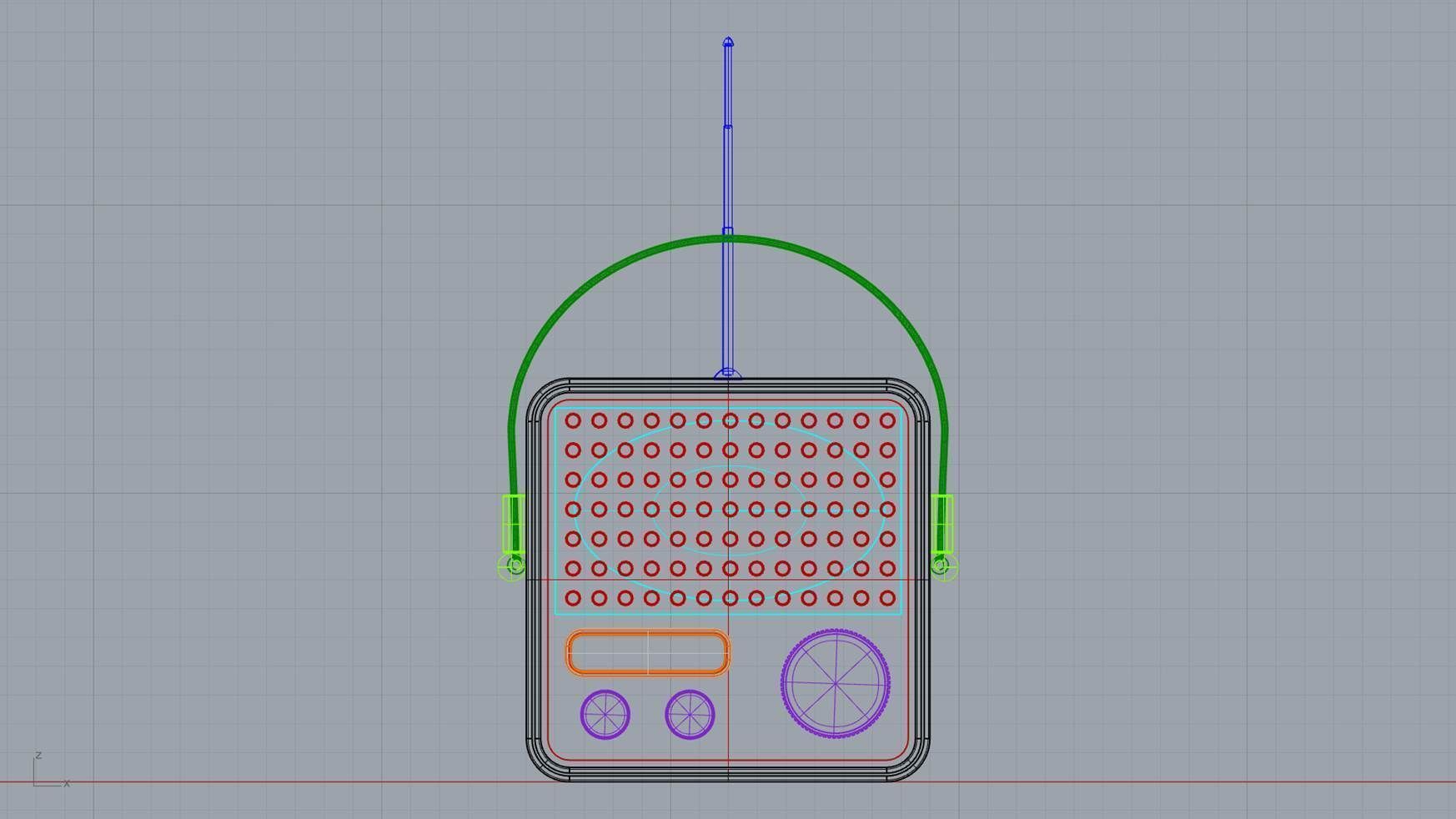Minimal Radio 002 3D model_13