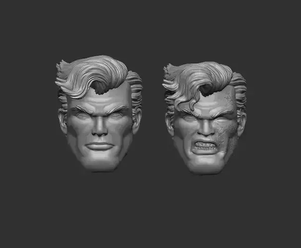 Superman TDKR - Headsculpt for Action Figures