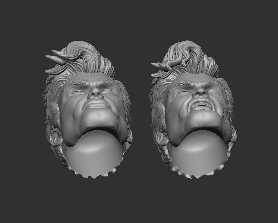 Superman TDKR - Headsculpt for Action Figures 3D print model_3