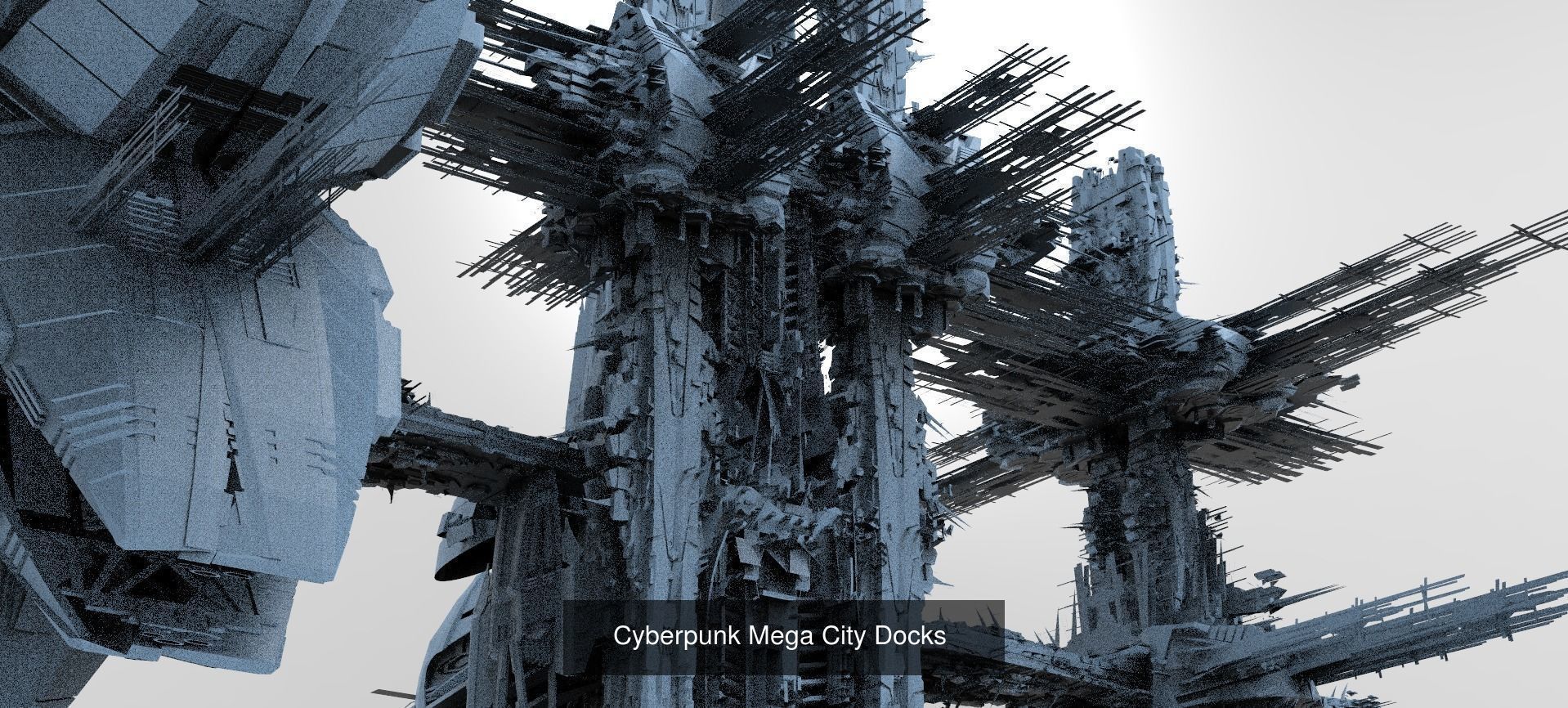 Sci fi Shipping Docks collection 1 _3
