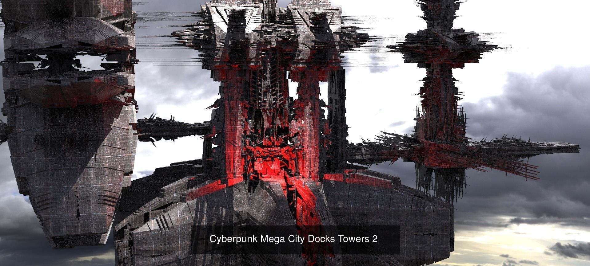 Sci fi Shipping Docks collection 1 _2