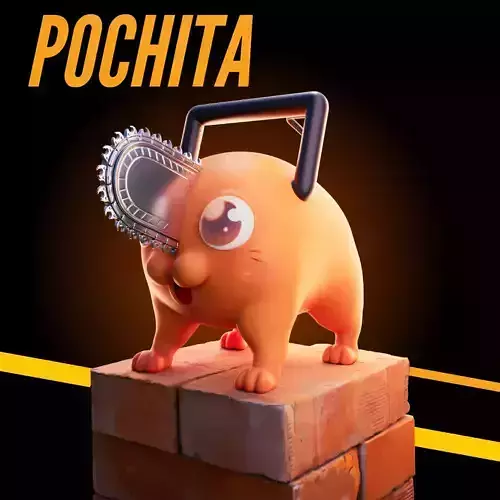 Pochita Chainsaw Man  3D print model