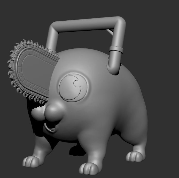 Pochita Chainsaw Man 3D print model_14