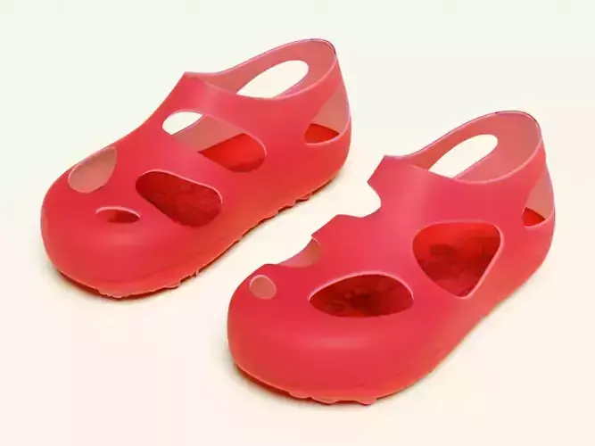 Red Beach Shoes 