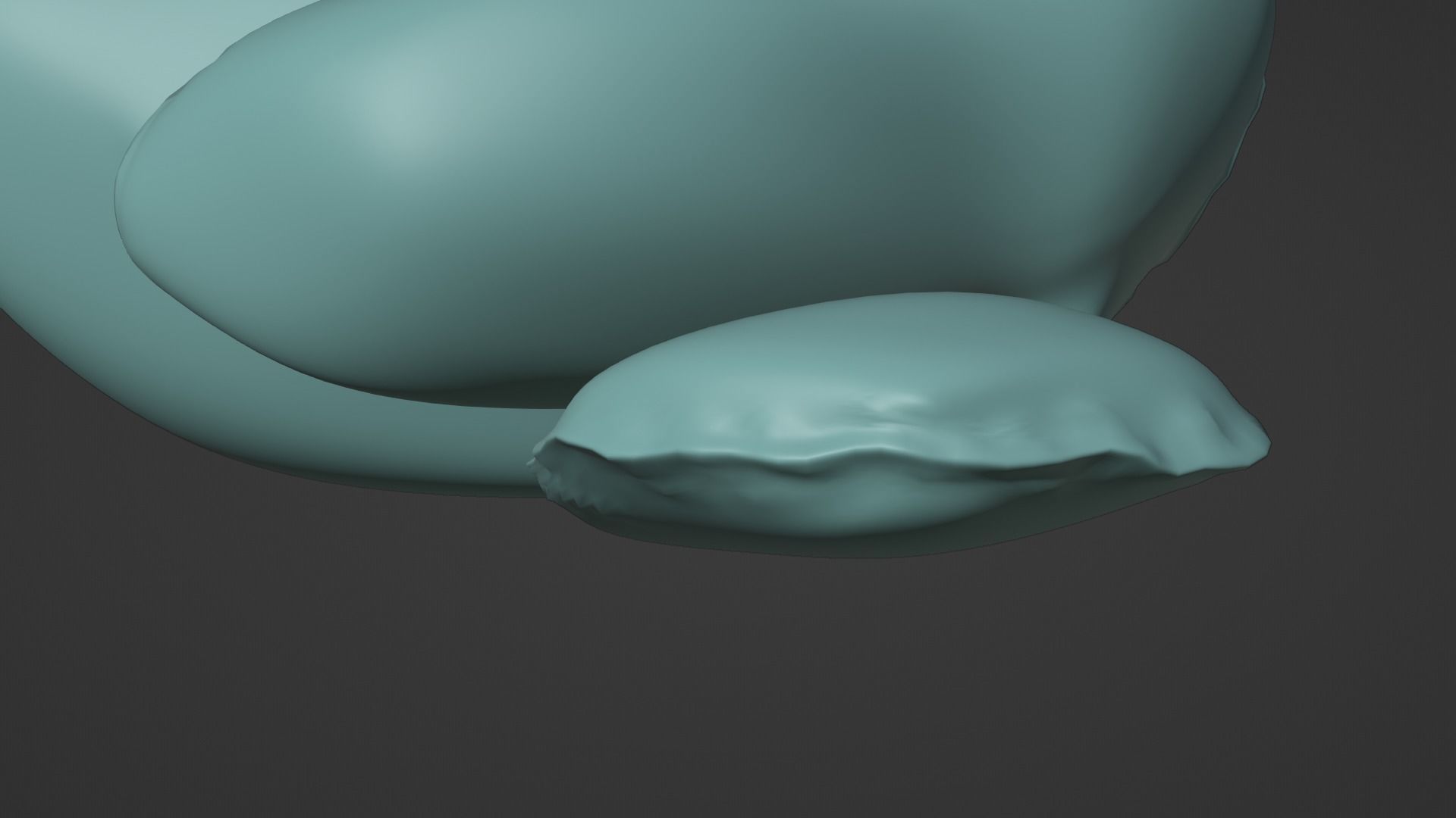 Inflatable Duck Toy 3D model_31