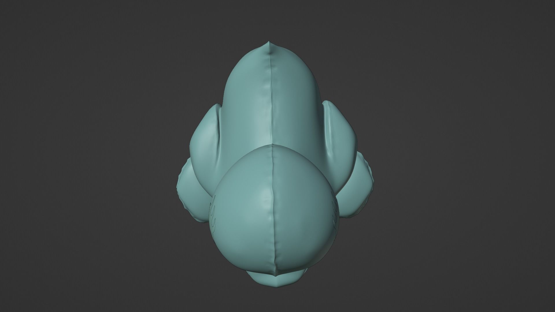 Inflatable Duck Toy 3D model_21