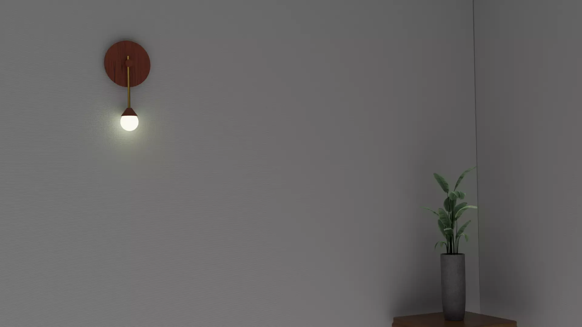 Wall decorative lamps 3D model_0