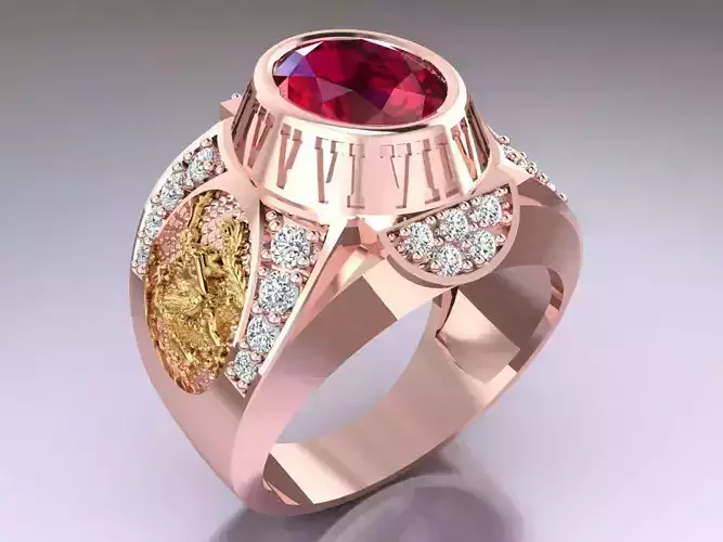 Dragon Ring - Mens Ring - N3164