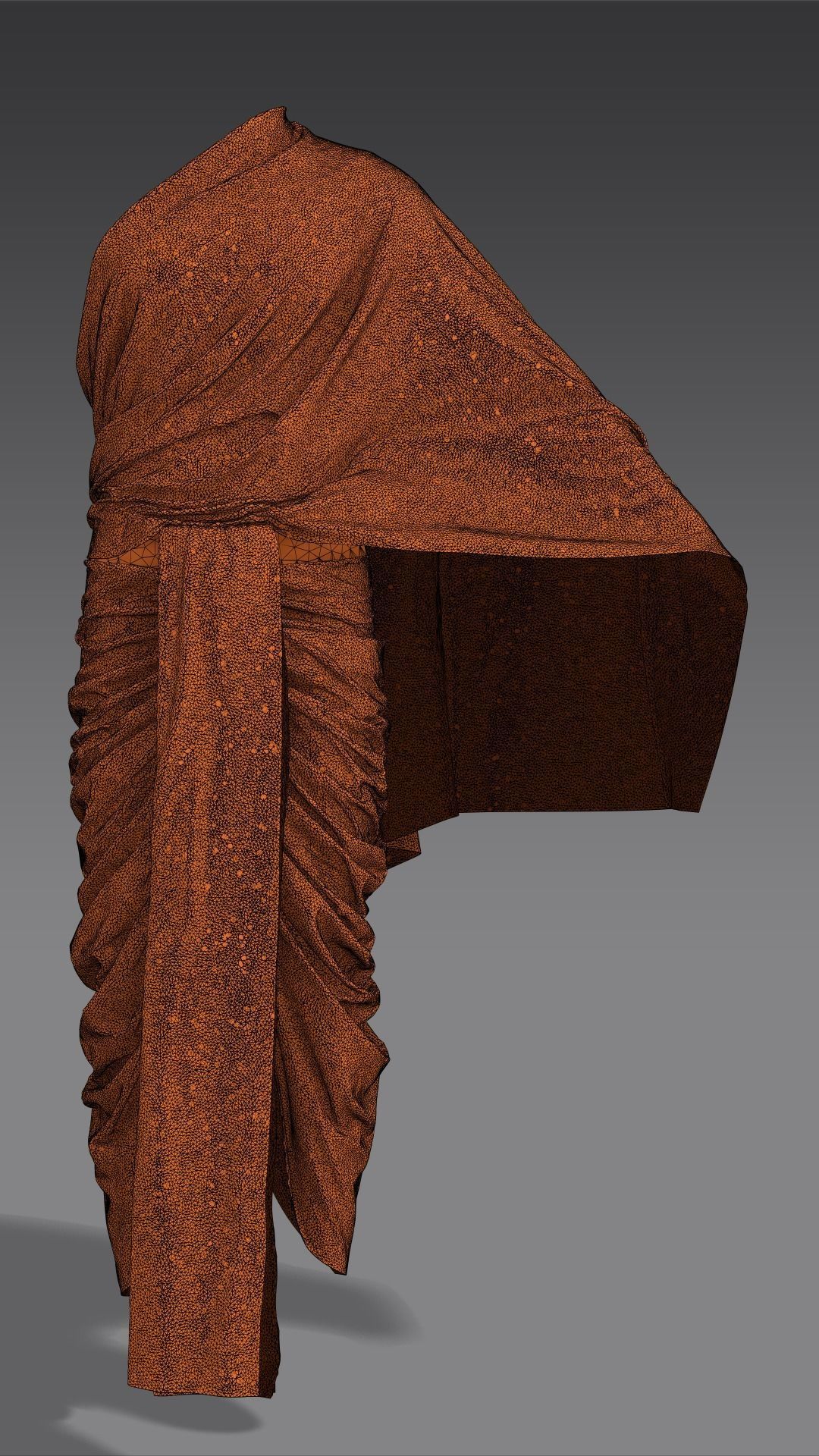 Dhoti- Indian ethnic wear 3D model_12