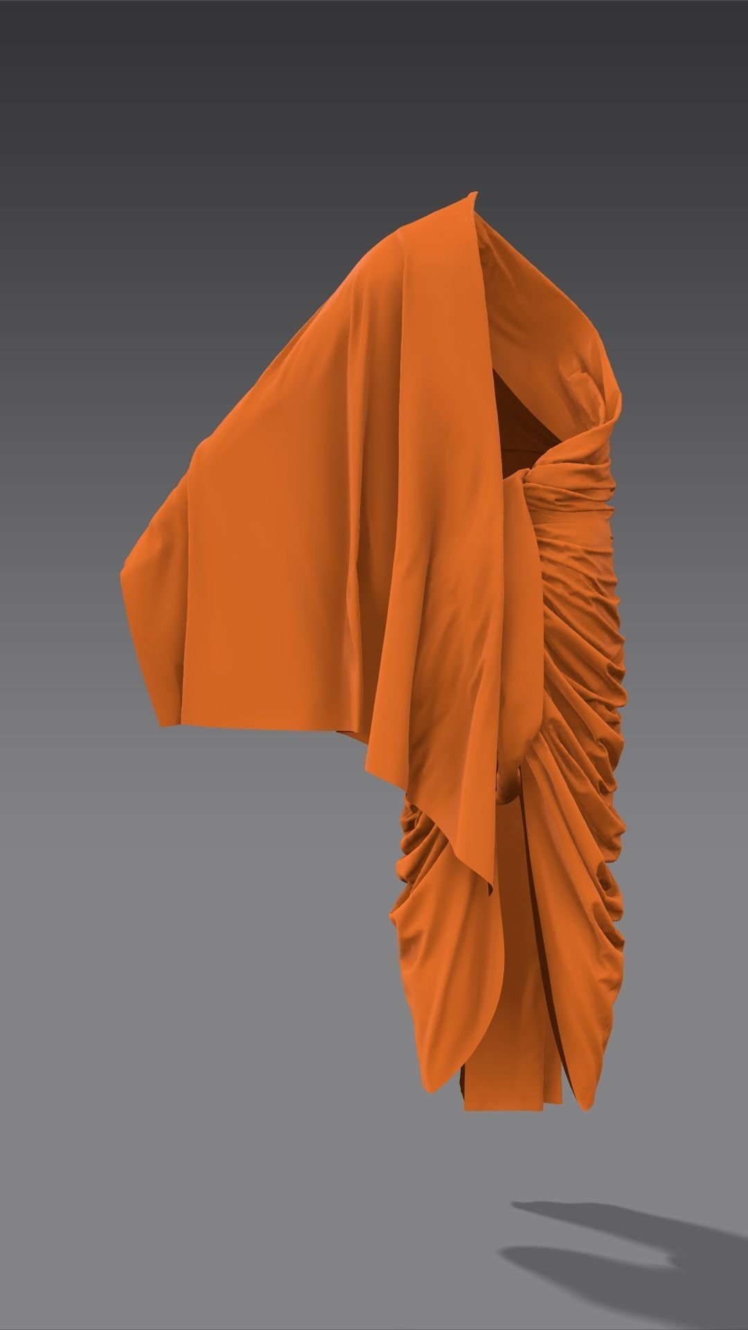 Dhoti- Indian ethnic wear 3D model_3
