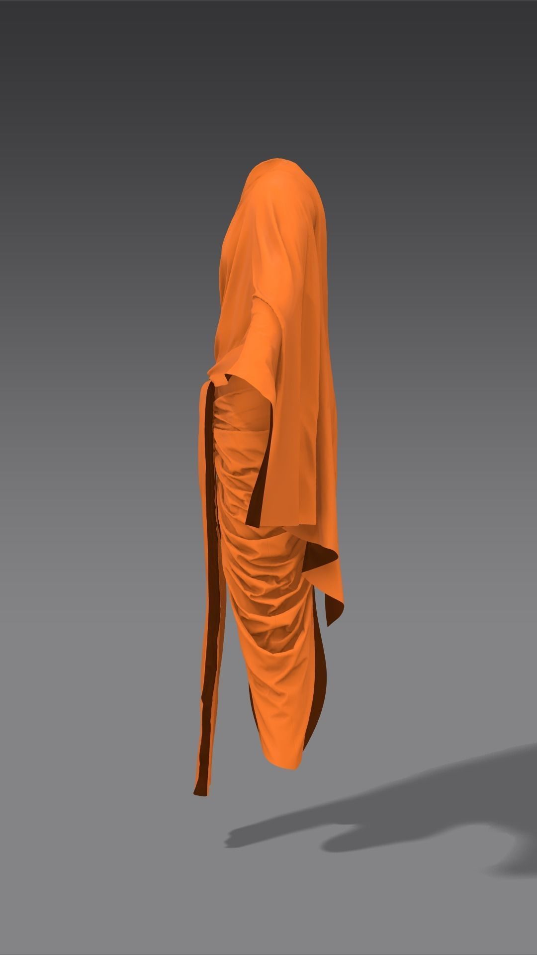 Dhoti- Indian ethnic wear 3D model_6