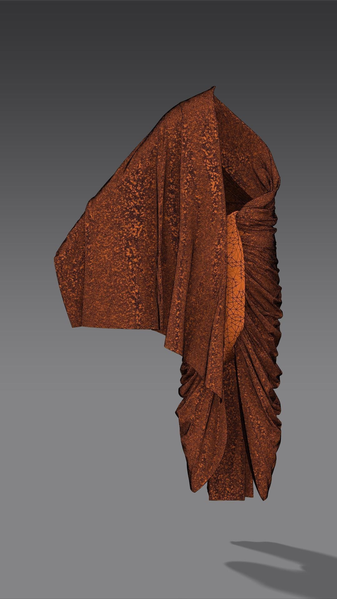 Dhoti- Indian ethnic wear 3D model_13