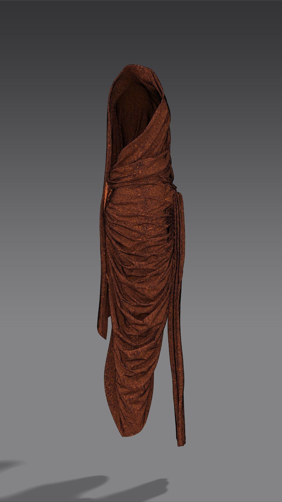 Dhoti- Indian ethnic wear 3D model_16