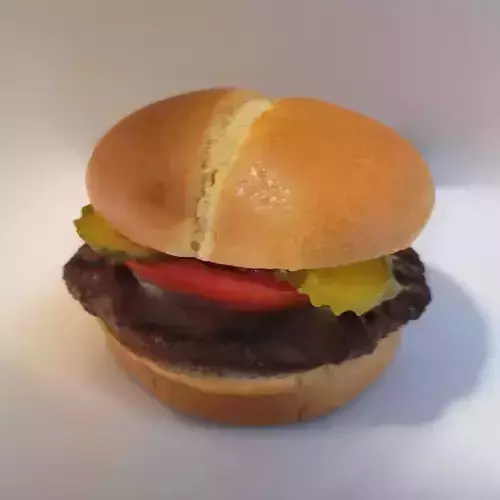Whole Burger 3D Model 3D print model