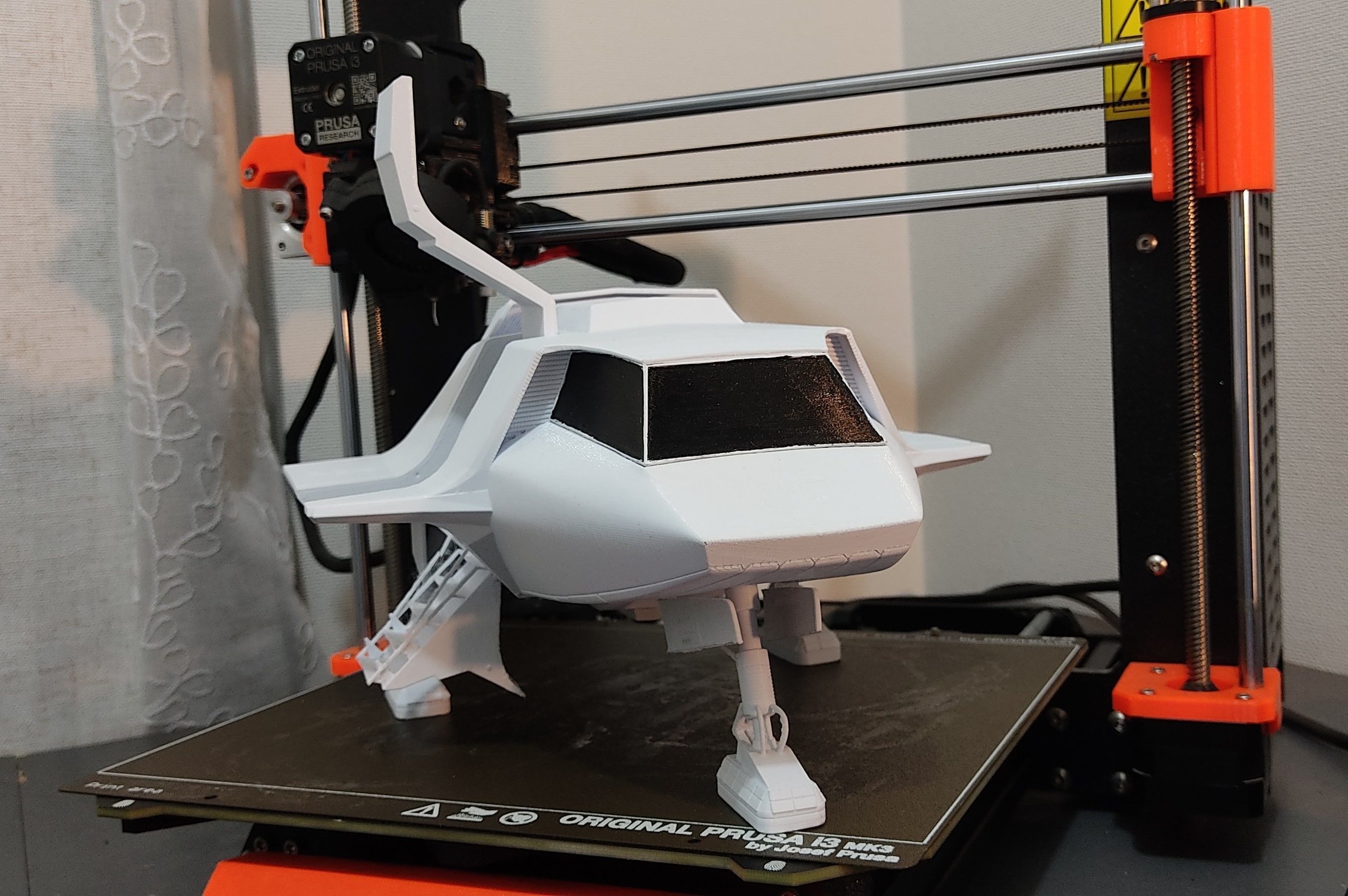 V SkyFighter Ship - External and Internal Detail 3D print model_18