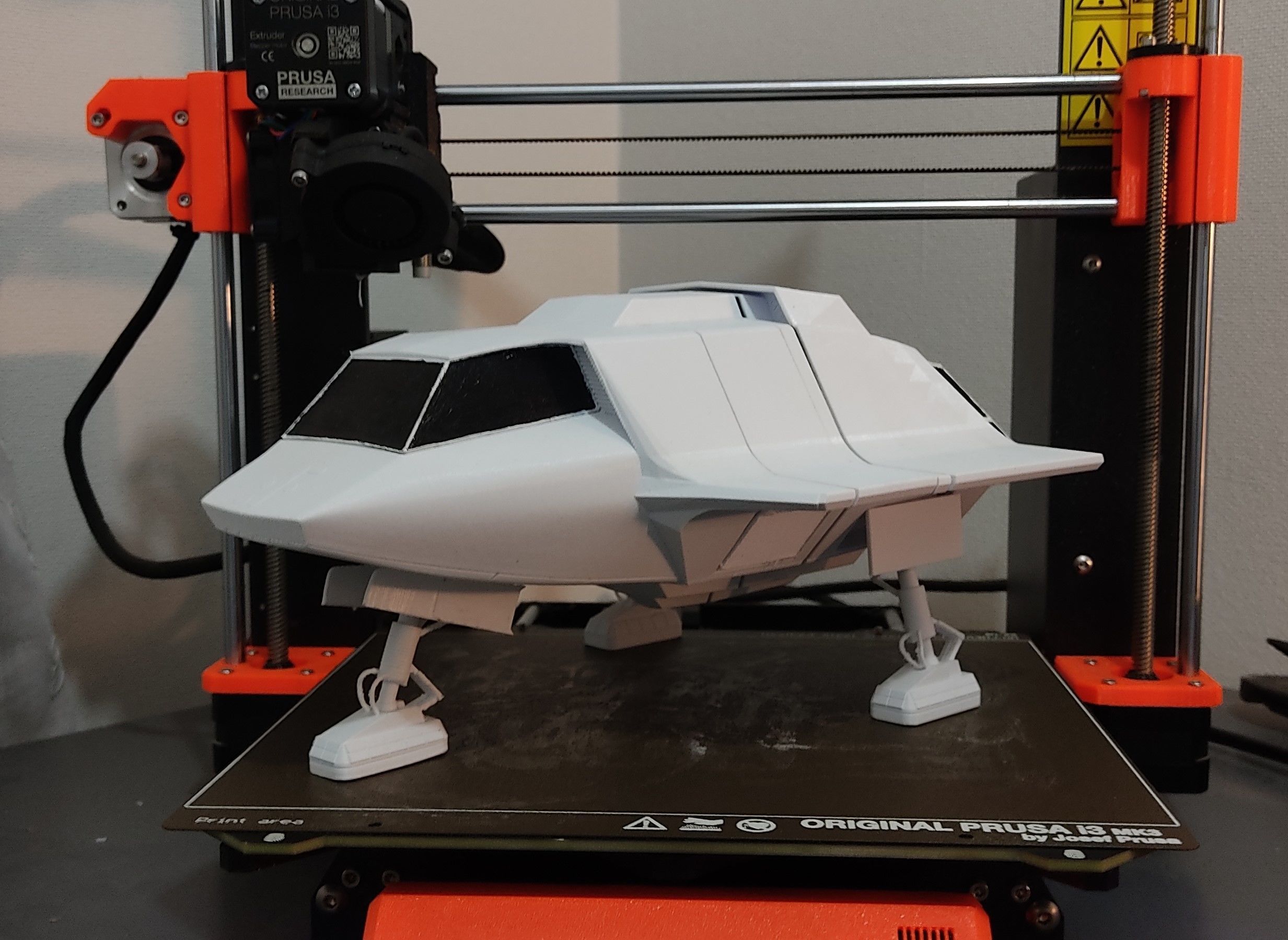 V SkyFighter Ship - External and Internal Detail 3D print model_14