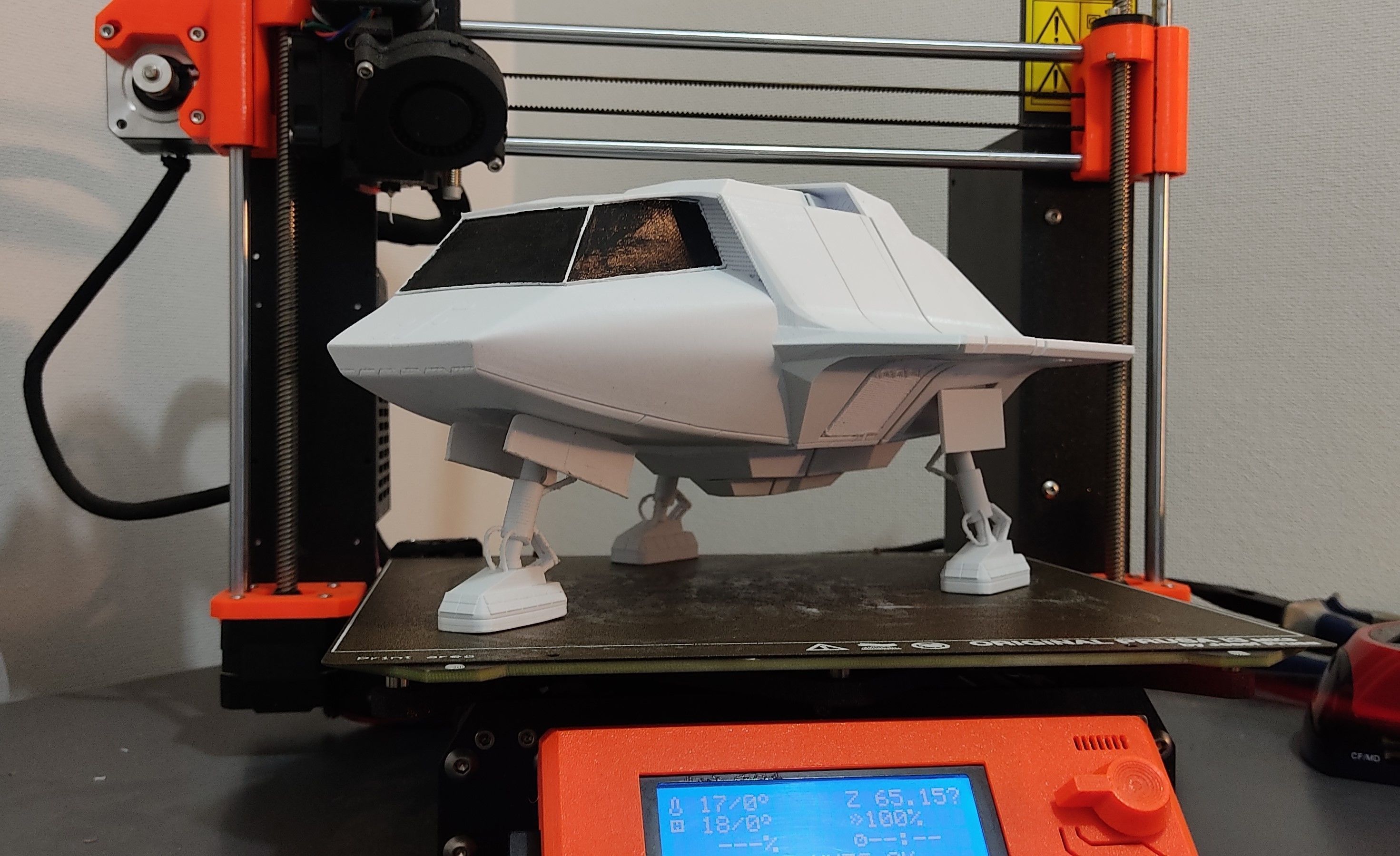 V SkyFighter Ship - External and Internal Detail 3D print model_15