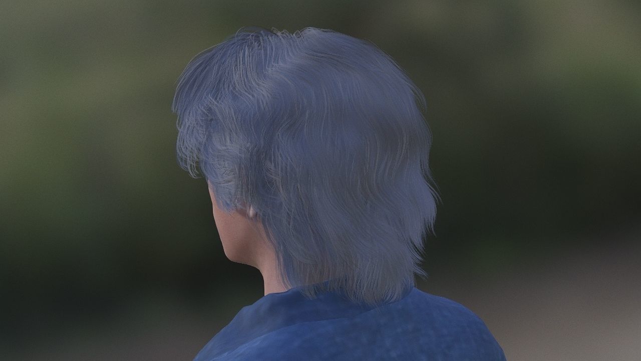 Evan Peters as Quick Silver Low-poly 3D model_17