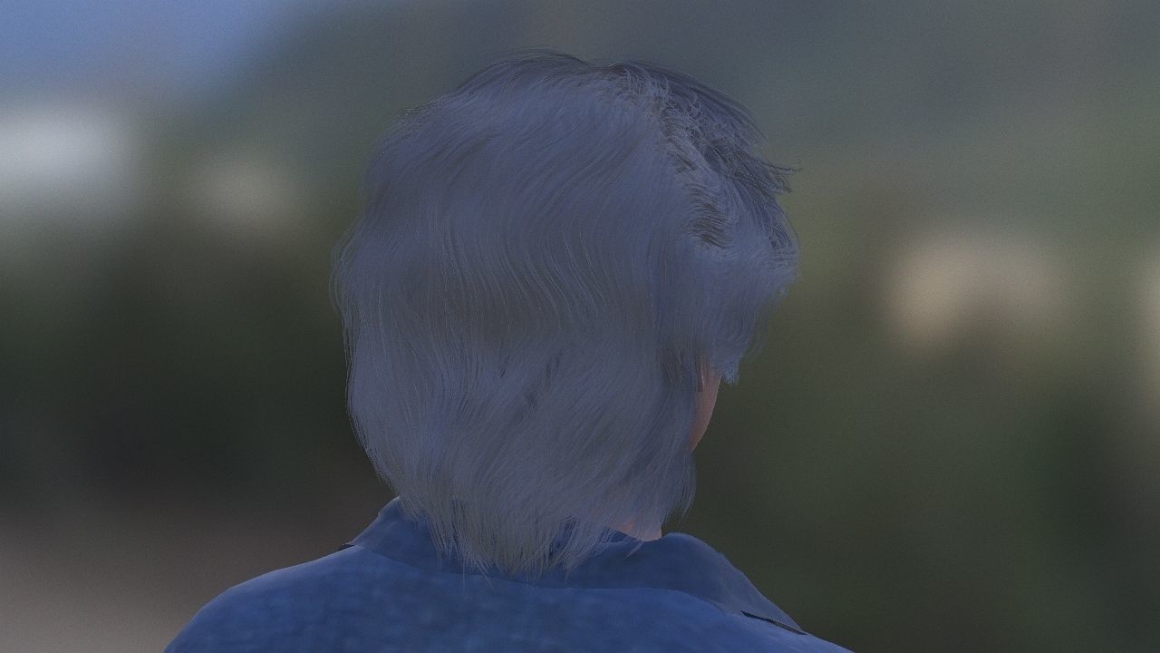 Evan Peters as Quick Silver Low-poly 3D model_13