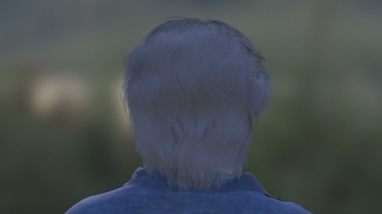 Evan Peters as Quick Silver Low-poly 3D model_14