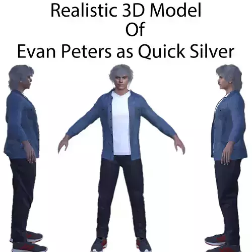 Evan Peters as Quick Silver