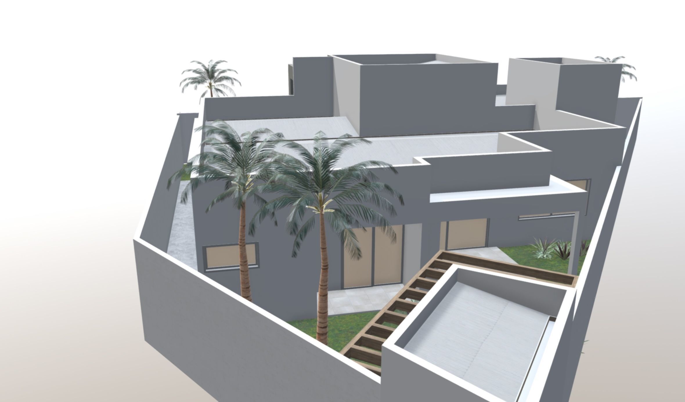 3d model mansion 3D model_5