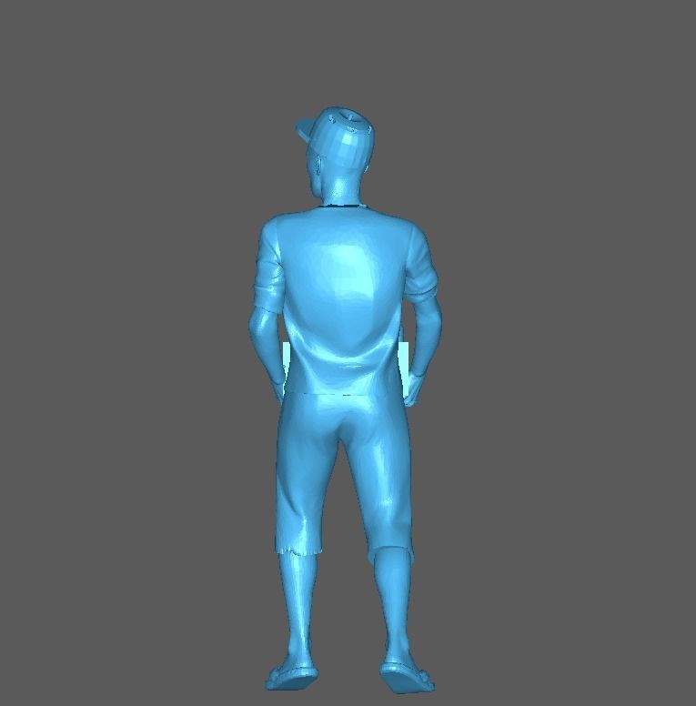 Figure Mamang Asongan in 1-64 Scale 3D print model_9