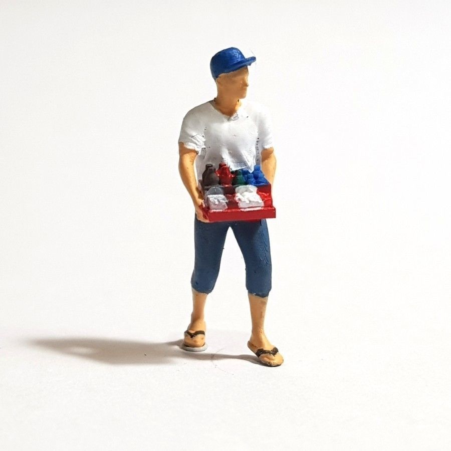 Figure Mamang Asongan in 1-64 Scale 3D print model_4