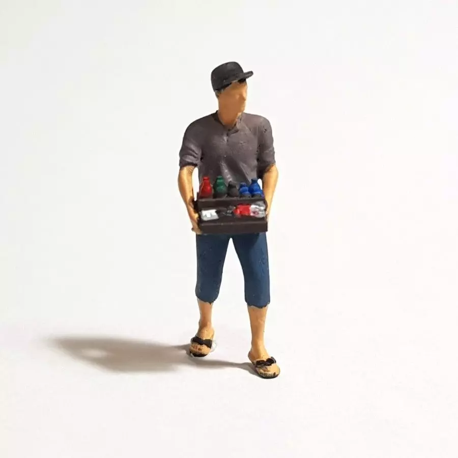 Figure Mamang Asongan in 1-64 Scale 3D print model_0