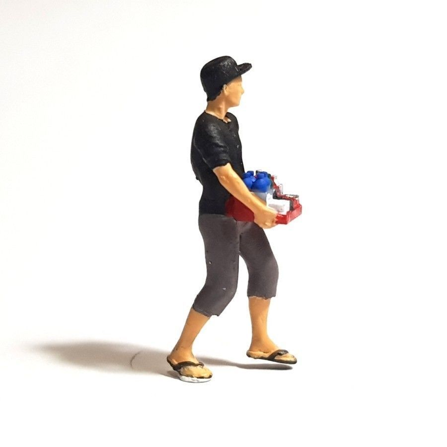 Figure Mamang Asongan in 1-64 Scale 3D print model_3