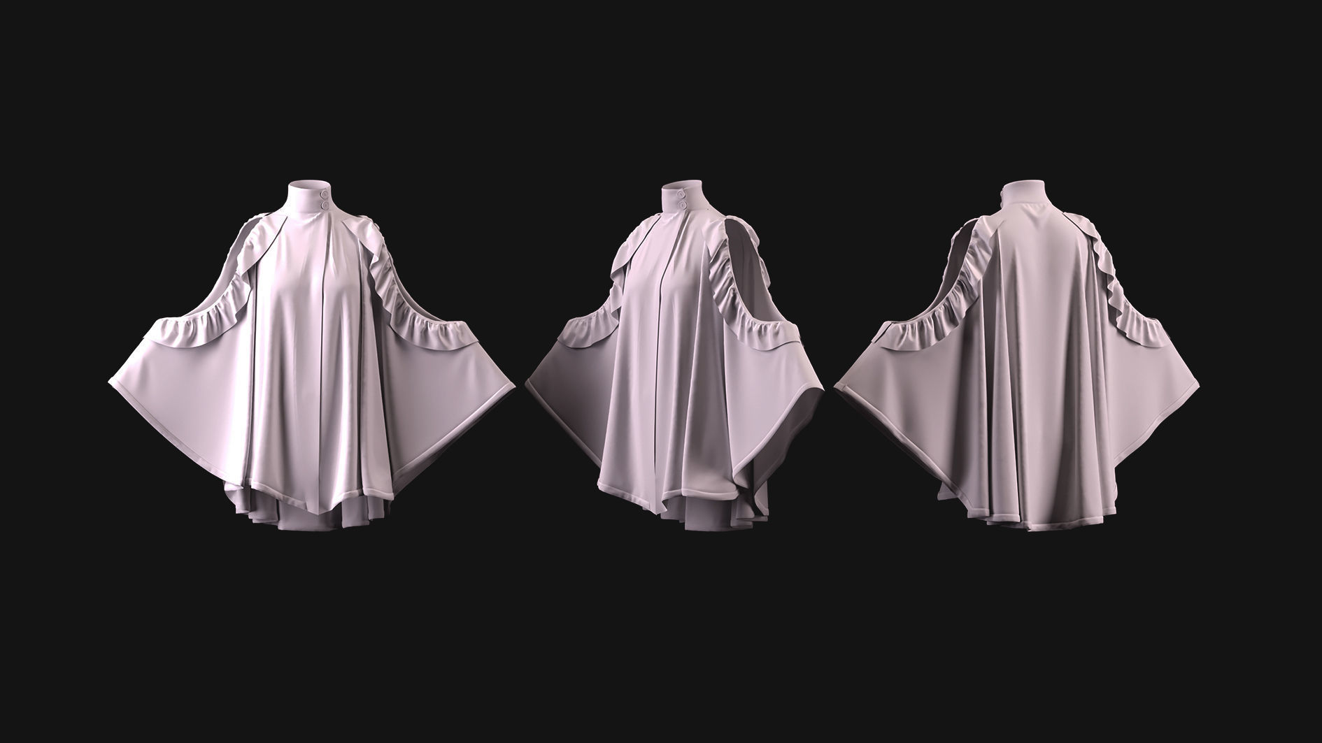 Cape models collection 3D model_14