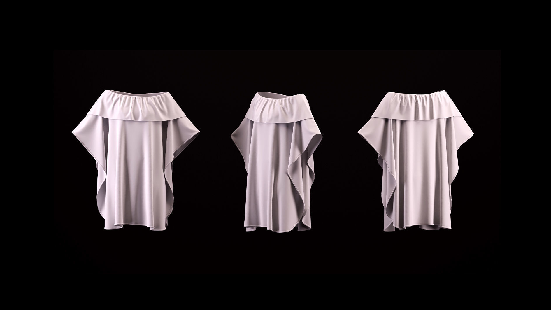 Cape models collection 3D model_1