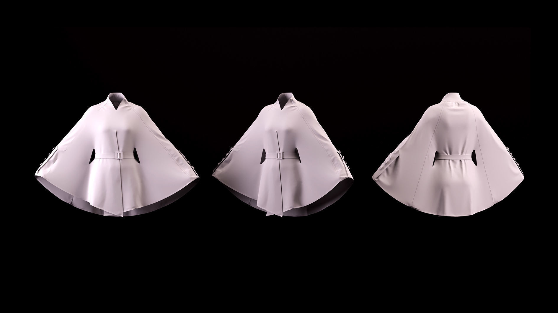 Cape models collection 3D model_3