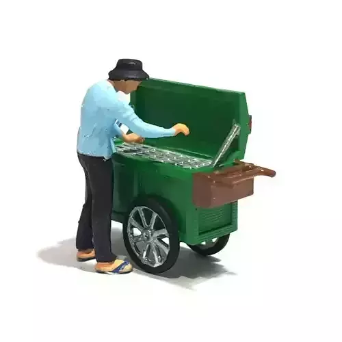 Figure Mamang Es Goyang in 1-64 Scale 3D print model