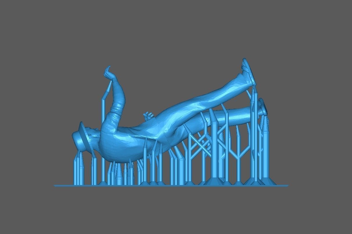 Figure Mamang Es Goyang in 1-64 Scale 3D print model_10