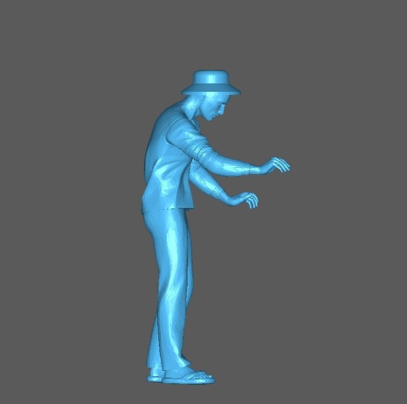 Figure Mamang Es Goyang in 1-64 Scale 3D print model_11