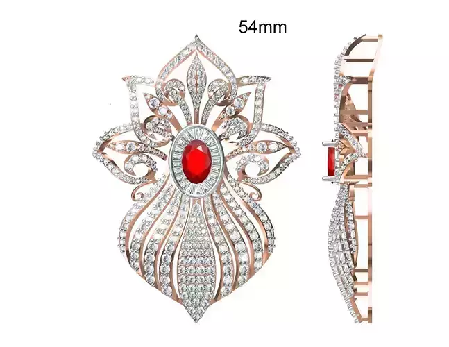 Women Pendant STL JCD Details