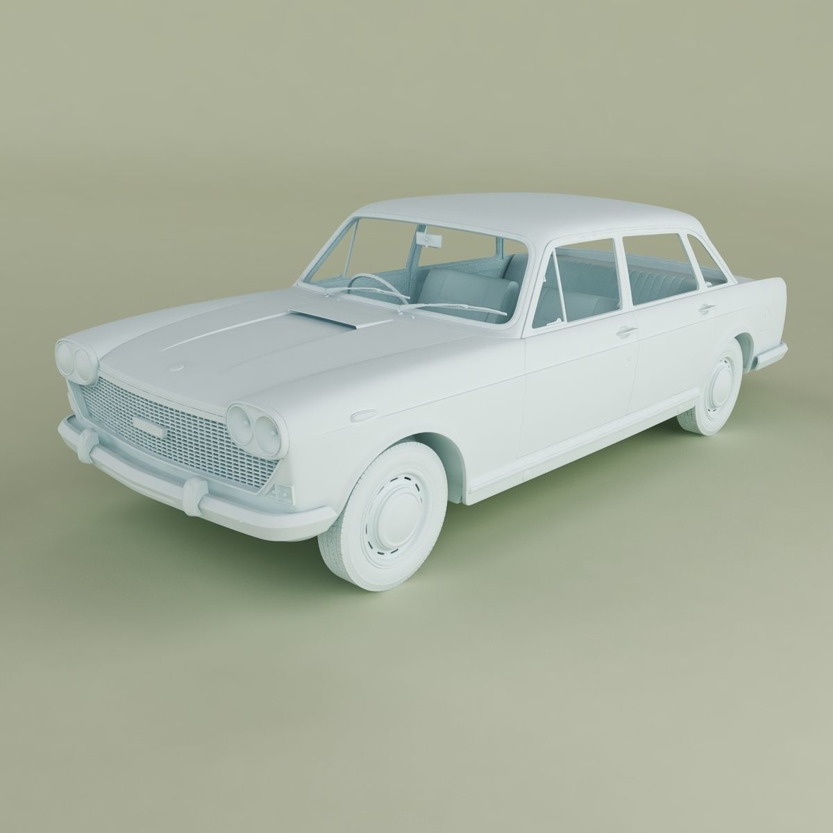 Austin 3-Litre 3D model_10