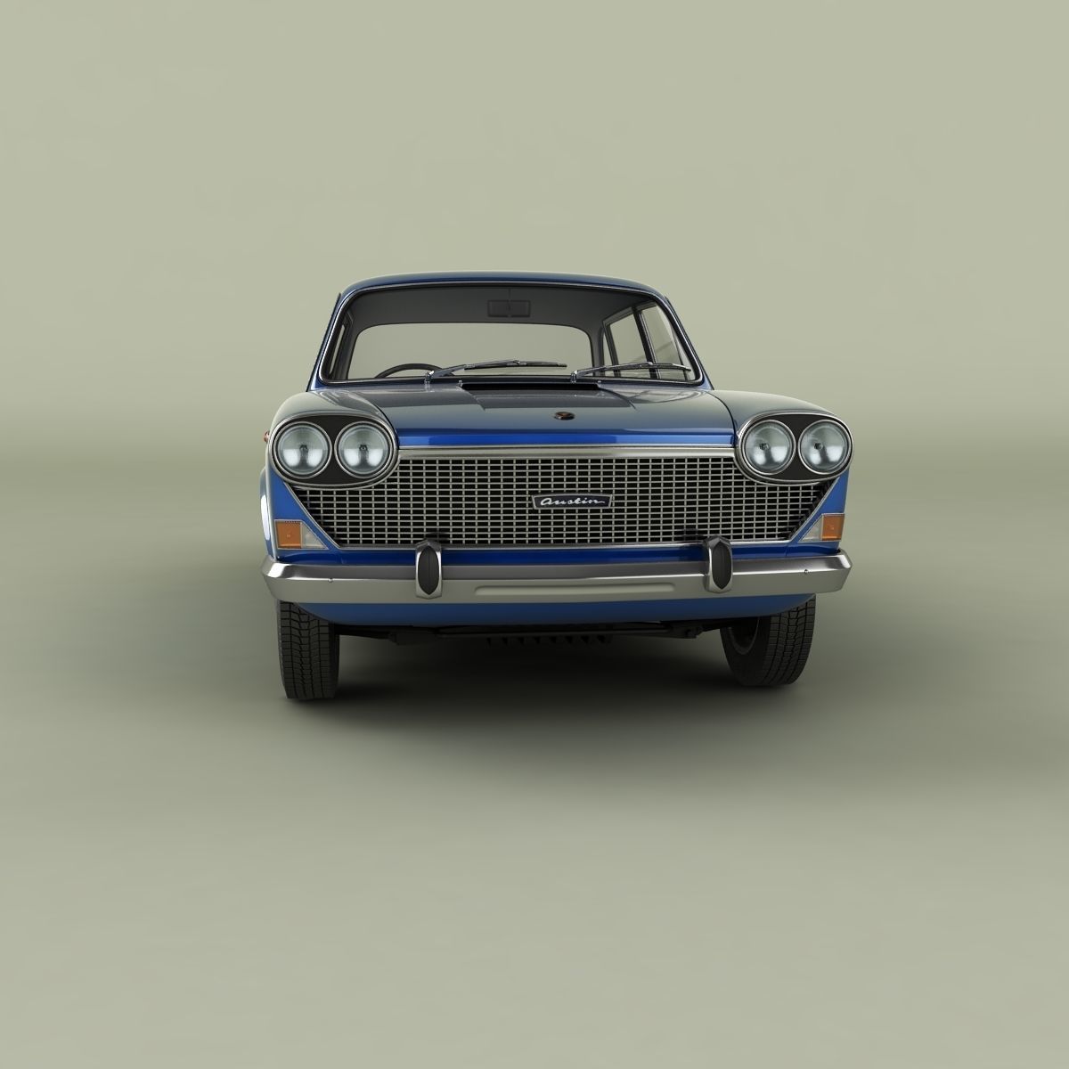 Austin 3-Litre 3D model_4
