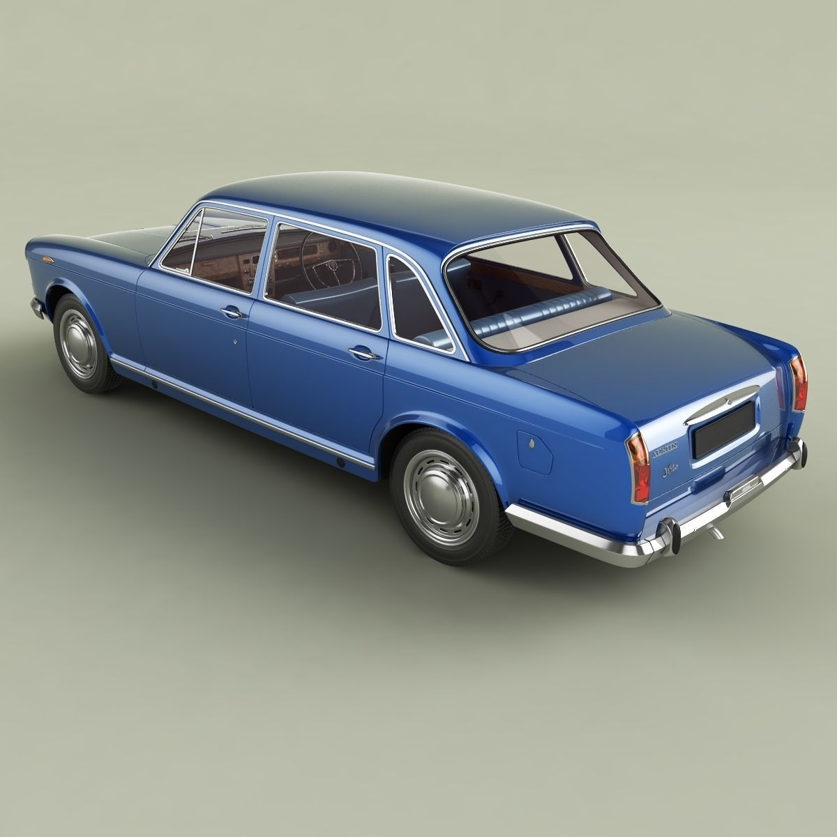 Austin 3-Litre 3D model_8