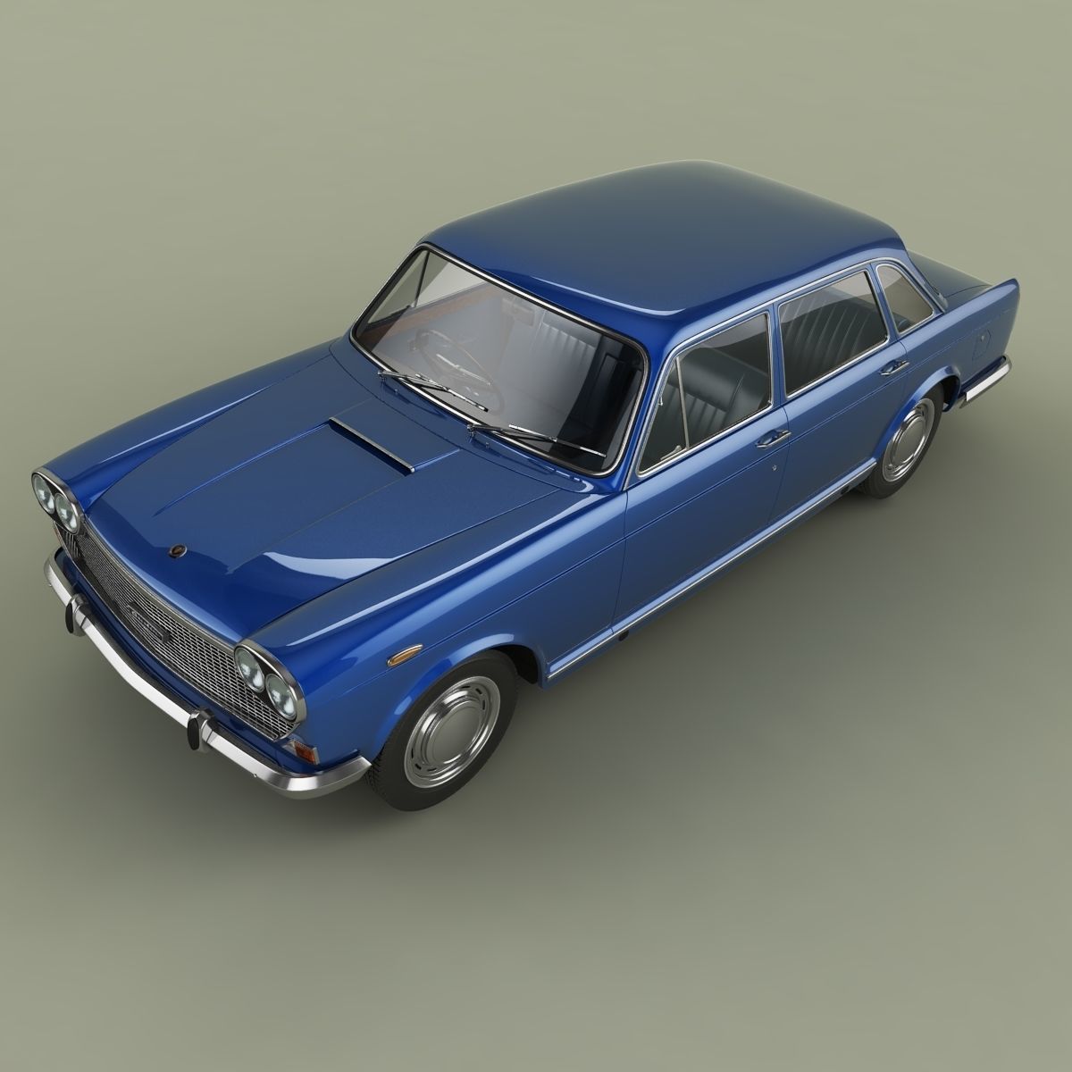Austin 3-Litre 3D model_5