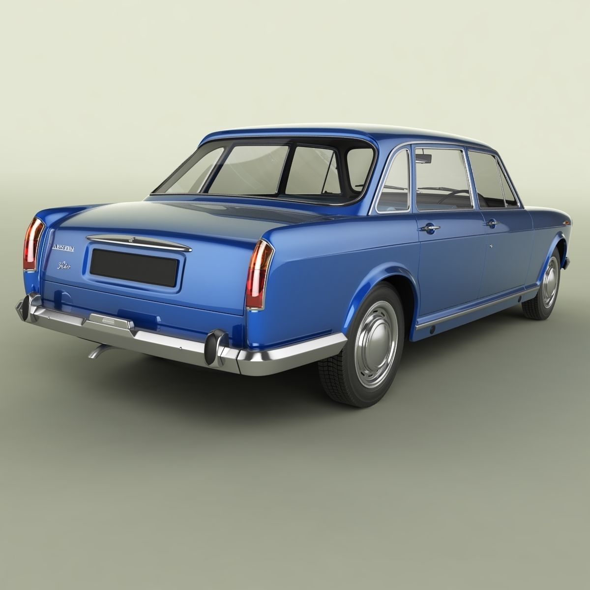 Austin 3-Litre 3D model_2