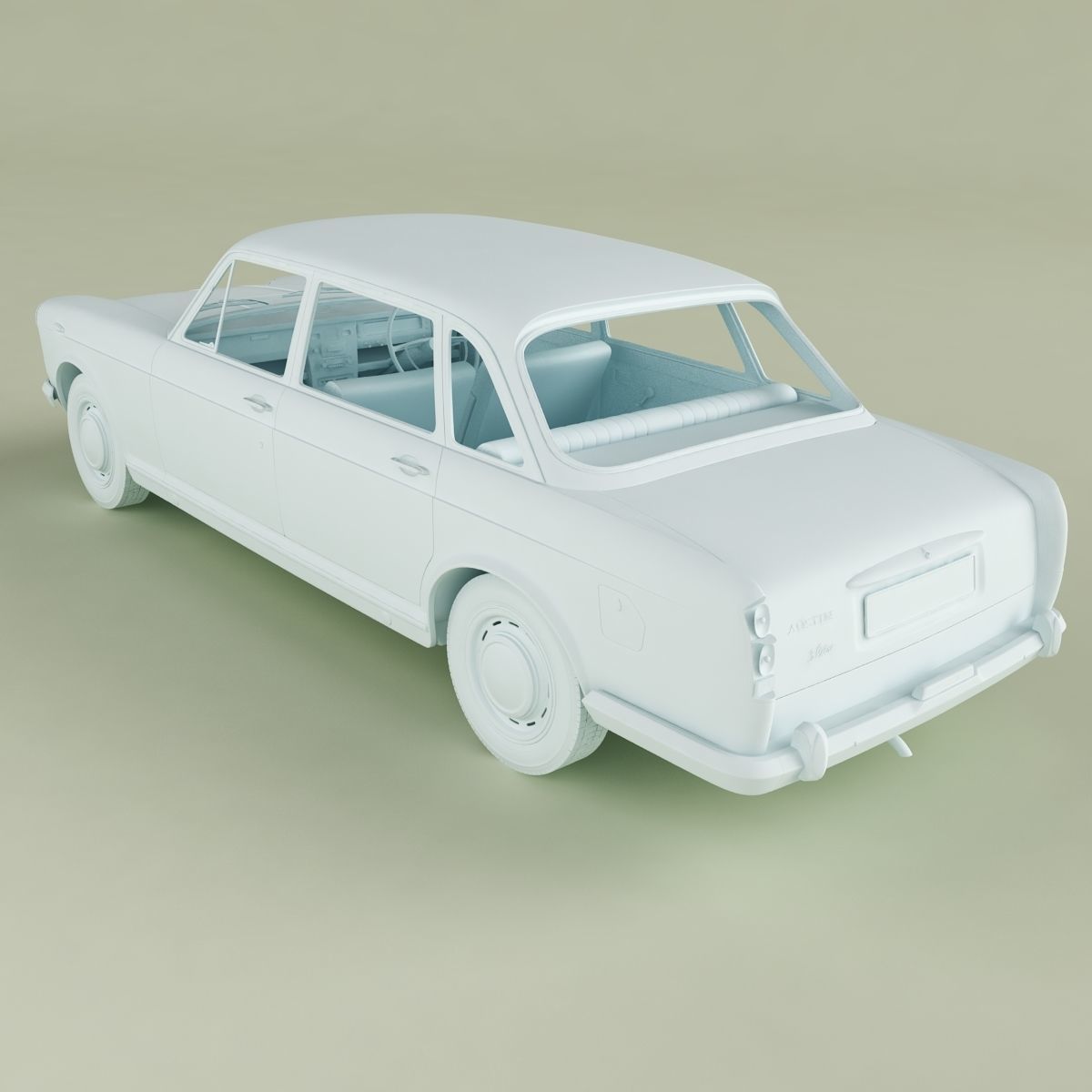 Austin 3-Litre 3D model_12