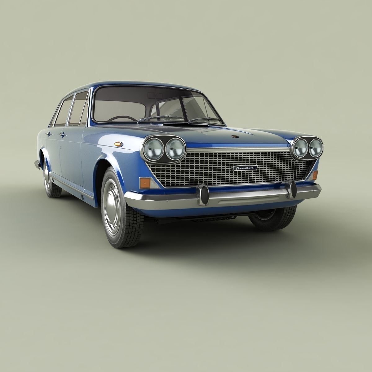 Austin 3-Litre 3D model_7