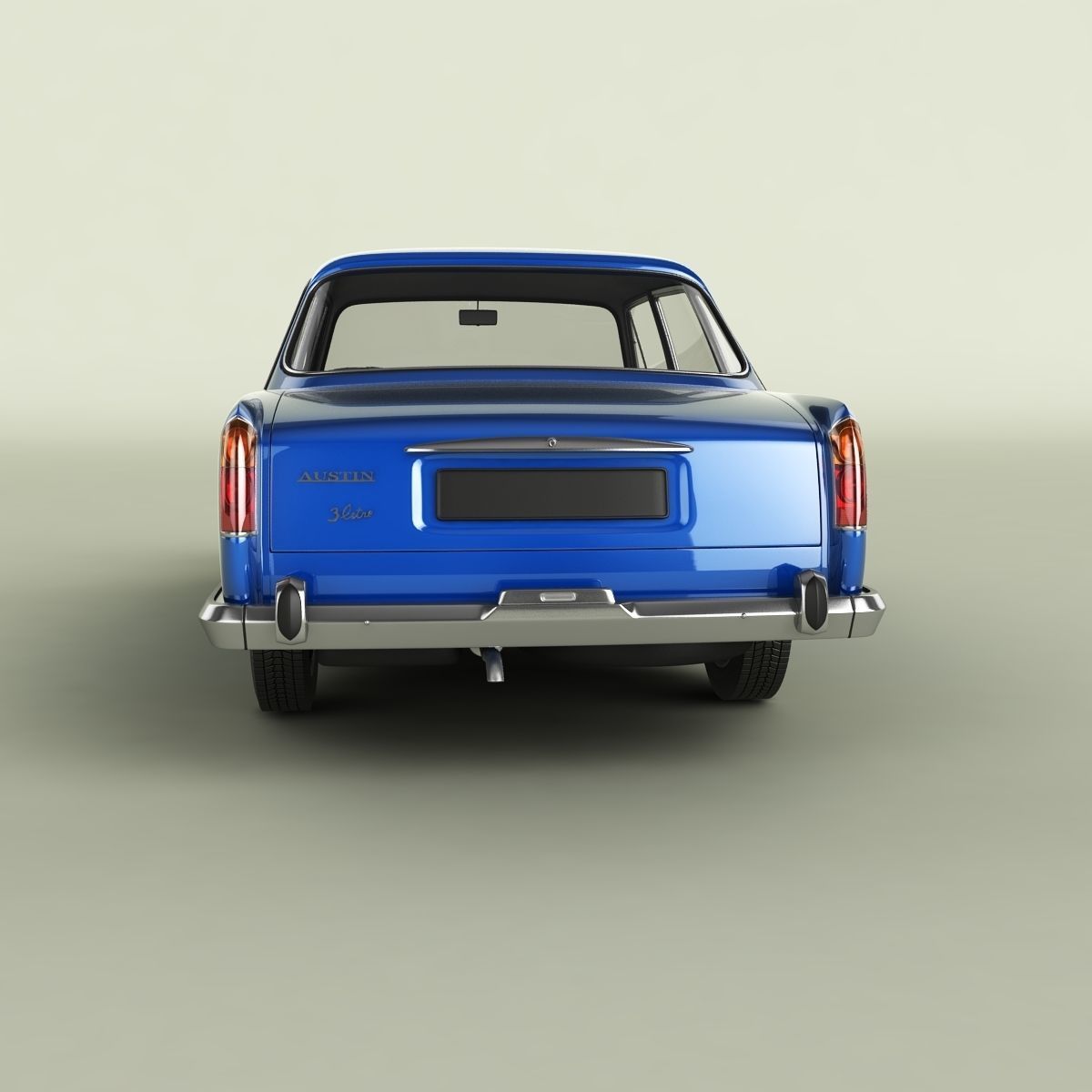 Austin 3-Litre 3D model_3