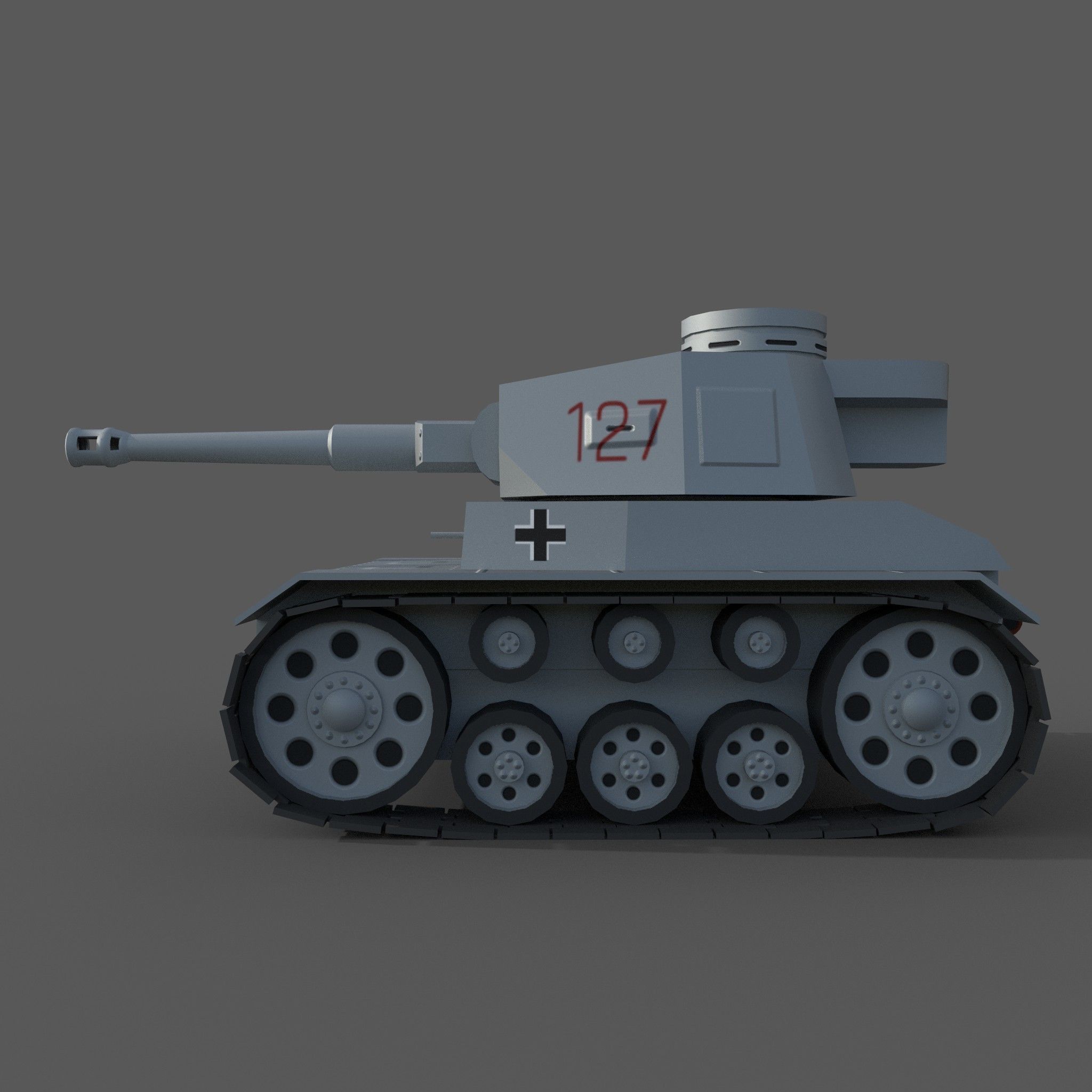 Cartoon tanks 3D Model Collection_23